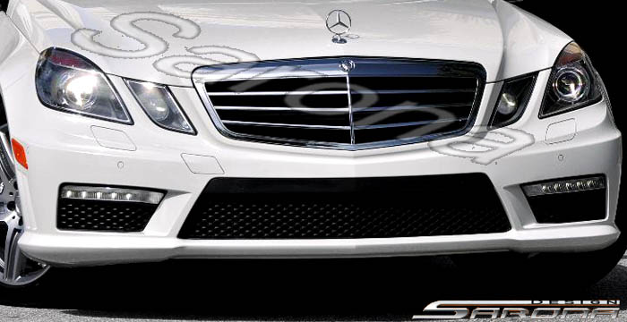 Custom Mercedes E Class  Sedan Front Bumper (2010 - 2013) - $690.00 (Part #MB-060-FB)
